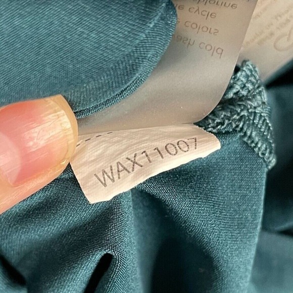 Calia by Carrie Underwood Size M Move Mesh Long Sleeve Top Athleisure Teal Green - Picture 7 of 8